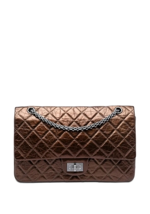 CHANEL Pre-Owned 2010-2011 Metallic Aged Calfskin Reissue 2.55 Single Flap 227 shoulder bag - Brown