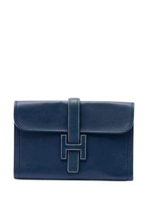 Hermès Pre-Owned 2010 Swift Jige 29 clutch bag - Blue
