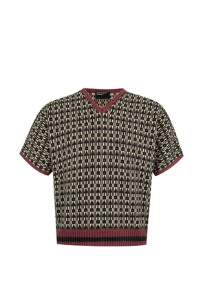Enfants Riches Déprimés Vienna short-sleeved sweater - Neutrals