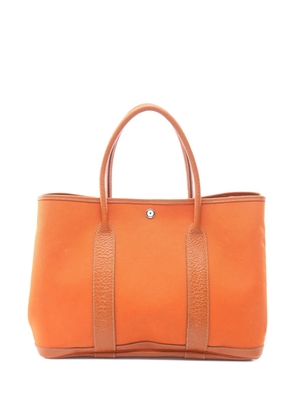 Hermès Pre-Owned 2005 Toile and Negonda Garden Party 36 tote bag - Orange