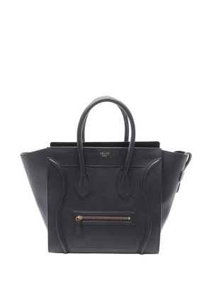 Celine Pre-Owned 2010-2026 Mini Smooth Calfskin Luggage tote bag - Black