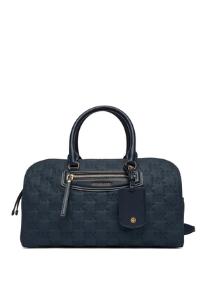 Michael Kors medium Jet Set Travel logo-embossed leather holdall - Blue