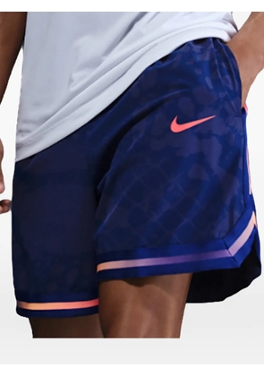 Nike logo-print track shorts - Blue