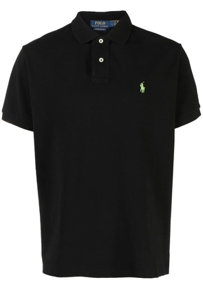 Polo Ralph Lauren logo-embroidered polo shirt - Black