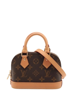 Louis Vuitton Pre-Owned 2021-2026 Monogram Nano Alma satchel - Brown