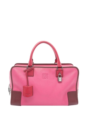 Loewe Pre-Owned 2010-2026 Tricolor Leather Amazona 36 handbag - Pink
