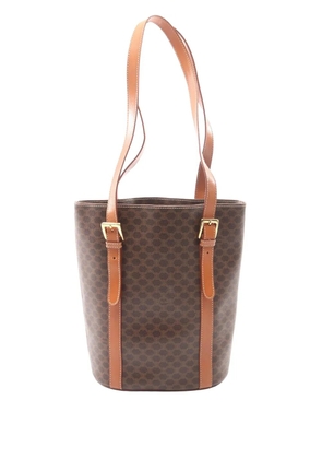 Celine Pre-Owned 20th Century Macadam Coated Canvas tote bag - Brown