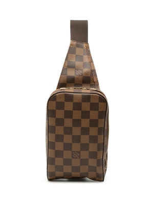 Louis Vuitton Pre-Owned 2002 Damier Ebene Geronimos crossbody bag - Brown