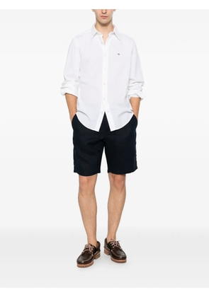 Gant seersucker button-fastening shirt - White
