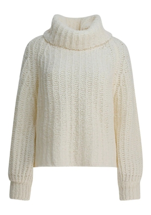 RAKKI roll-neck sweater - White