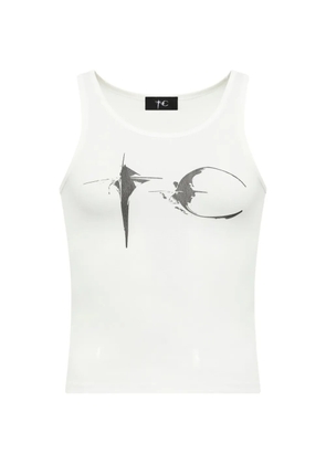 THUG CLUB Not Easy tank top - White