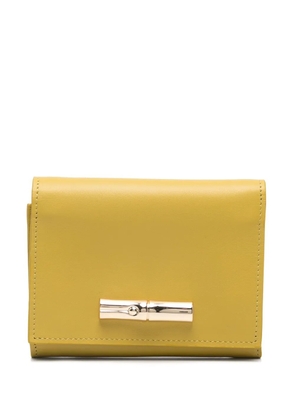 Longchamp Le Roseau wallet - Yellow