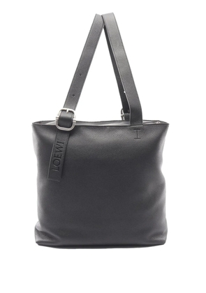 Loewe Pre-Owned 2010-2026 Leather Loop tote bag - Black