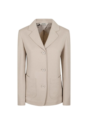 'S Max Mara single-breasted patch-pockets blazer - Neutrals