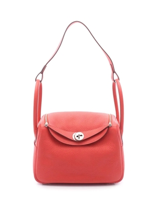 Hermès Pre-Owned 2015 Clemence Lindy 26 satchel - Red