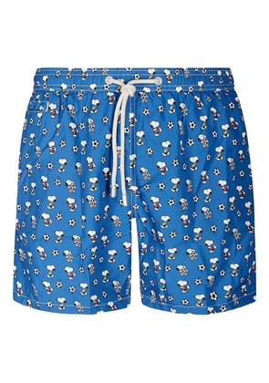 MC2 Saint Barth Lighting Micro Fantasy snoopy soccer swim shorts - Blue