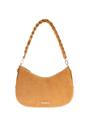 Kate Spade Liv suede braided-strap shoulder bag - Orange