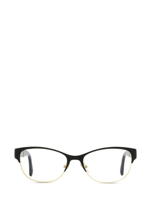 Jimmy Choo Eyewear glitter-detail cat-eye glasses - Black