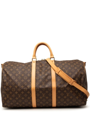 Louis Vuitton Pre-Owned 1996 Monogram Keepall Bandouliere 55 travel bag - Brown