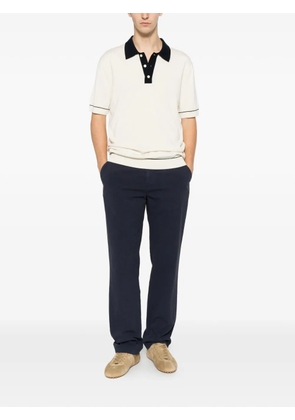Gant seersucker-texture trousers - Blue