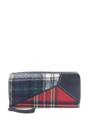 Loewe Pre-Owned 2010-2026 Wool and Leather Puzzle Wallet long wallets - Multicolour