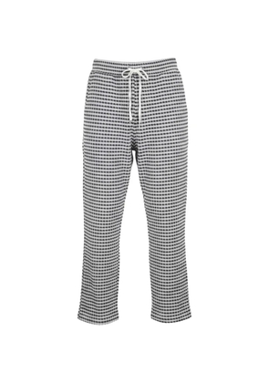 CHÉ patterned drawstring track pants - Grey