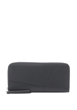 Loewe Pre-Owned 2010-2026 Leather Puzzle Wallet long wallets - Black