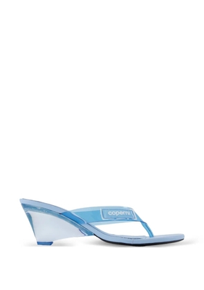 Coperni Lift wedge sandals - Blue