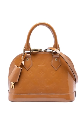 Louis Vuitton Pre-Owned 2013 Monogram Vernis Alma BB satchel - Brown