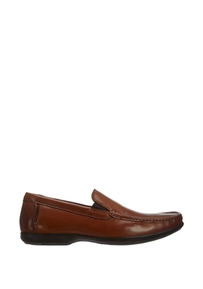Clarks Originals Finer Sun leather loafers - Brown