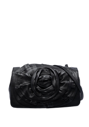 Valentino Garavani Pre-Owned 20th Century Nappa Petale Rose shoulder bag - Black