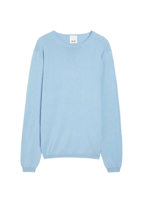 Allude long-sleeve crew-neck cashmere sweater - Blue