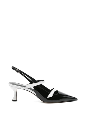 Alexandre Birman patent-leather slingback pumps - Black
