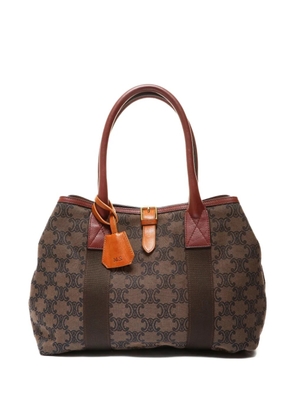 Celine Pre-Owned Triomphe canvas tote bag - Brown