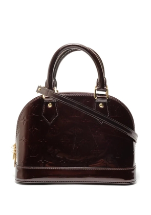 Louis Vuitton Pre-Owned 2014 Monogram Vernis Alma BB handbag - Brown