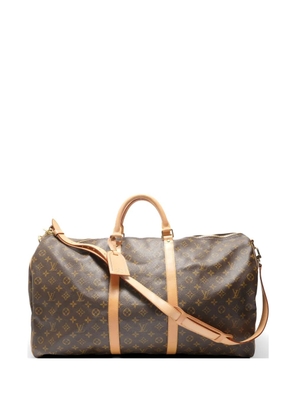 Louis Vuitton Pre-Owned 2000 Monogram Keepall Bandoulière 60 holdall - Brown