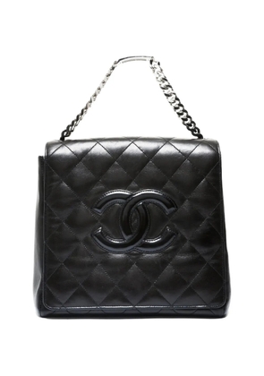 CHANEL Pre-Owned 1992-1994 Coco Mark diamond-quilted handbag - Black
