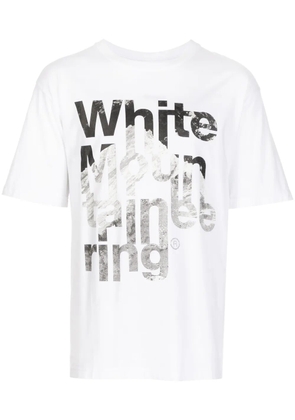 White Mountaineering logo-print cotton T-shirt