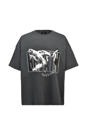 BREATH graphic-print T-shirt - Black