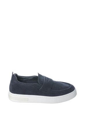 Armani Exchange suede penny loafers - Blue