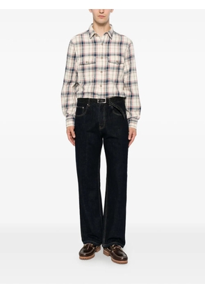 Gant check-pattern button-fastening shirt - Neutrals
