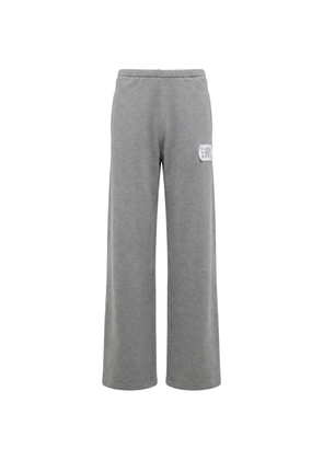MM6 Maison Margiela logo-patch track pants - Grey