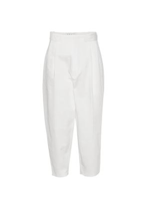 House Of The Very Islands Jonas pleated cotton trousers - Neutrals