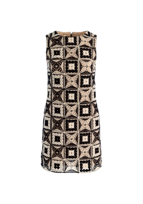 alice + olivia Clyde A-line dress - Black