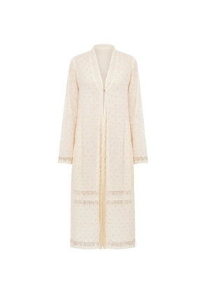 Dosa Firenze V-neck dress - Neutrals
