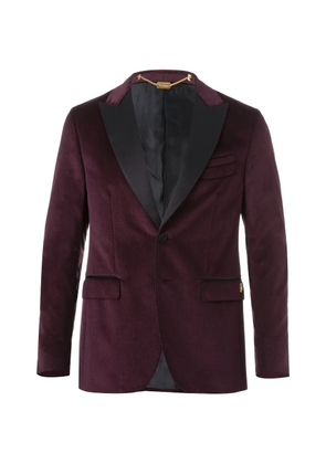 Billionaire Brian peak-lapel blazer - Purple
