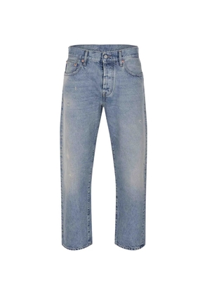 Cycle Legend distressed-finish straight-leg jeans - Blue