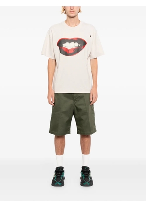 Melt graphic-print T-shirt - Neutrals