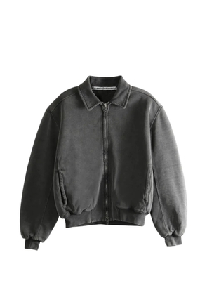 Alexander Wang zip-up bomber jacket - Grey