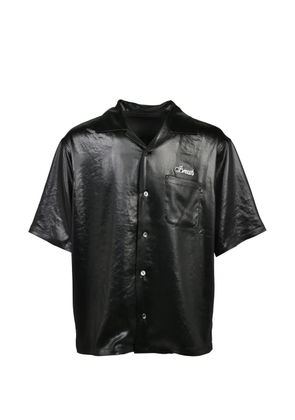 BREATH logo-embroidered short-sleeve shirt - Black